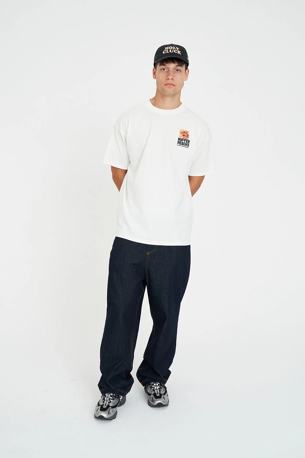 BLOCK TEE 220/WAFFLING CHALK - Image 5