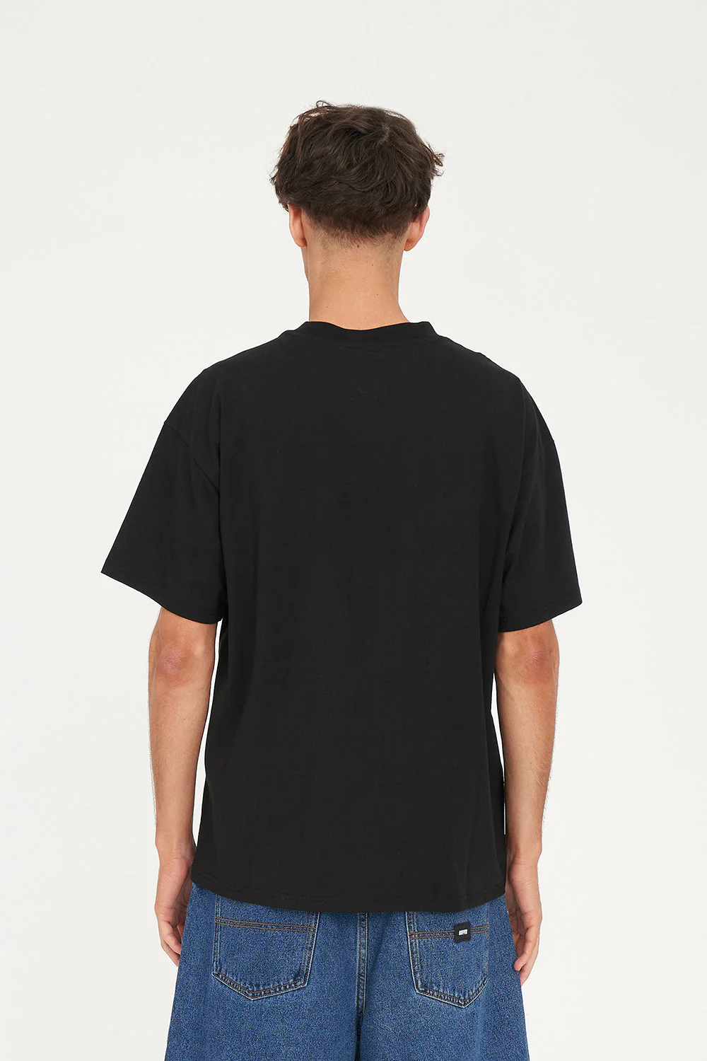 BLOCK TEE 220/WAVES BLACK - Image 4