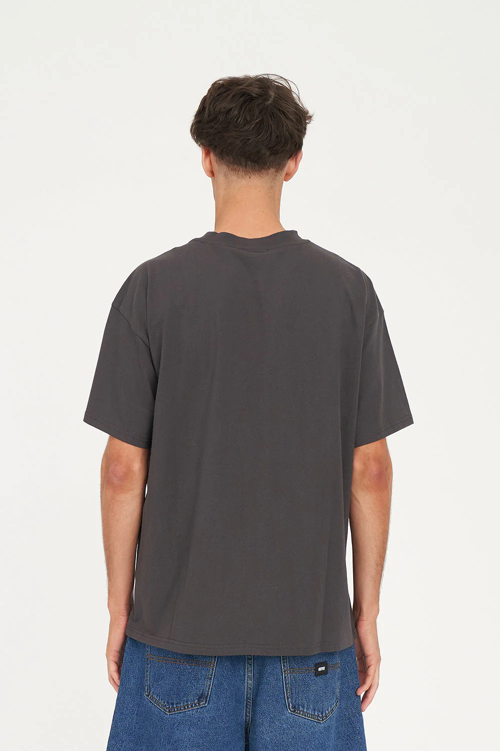 BLOCK TEE 220/WAVES CHARCOAL - Image 4