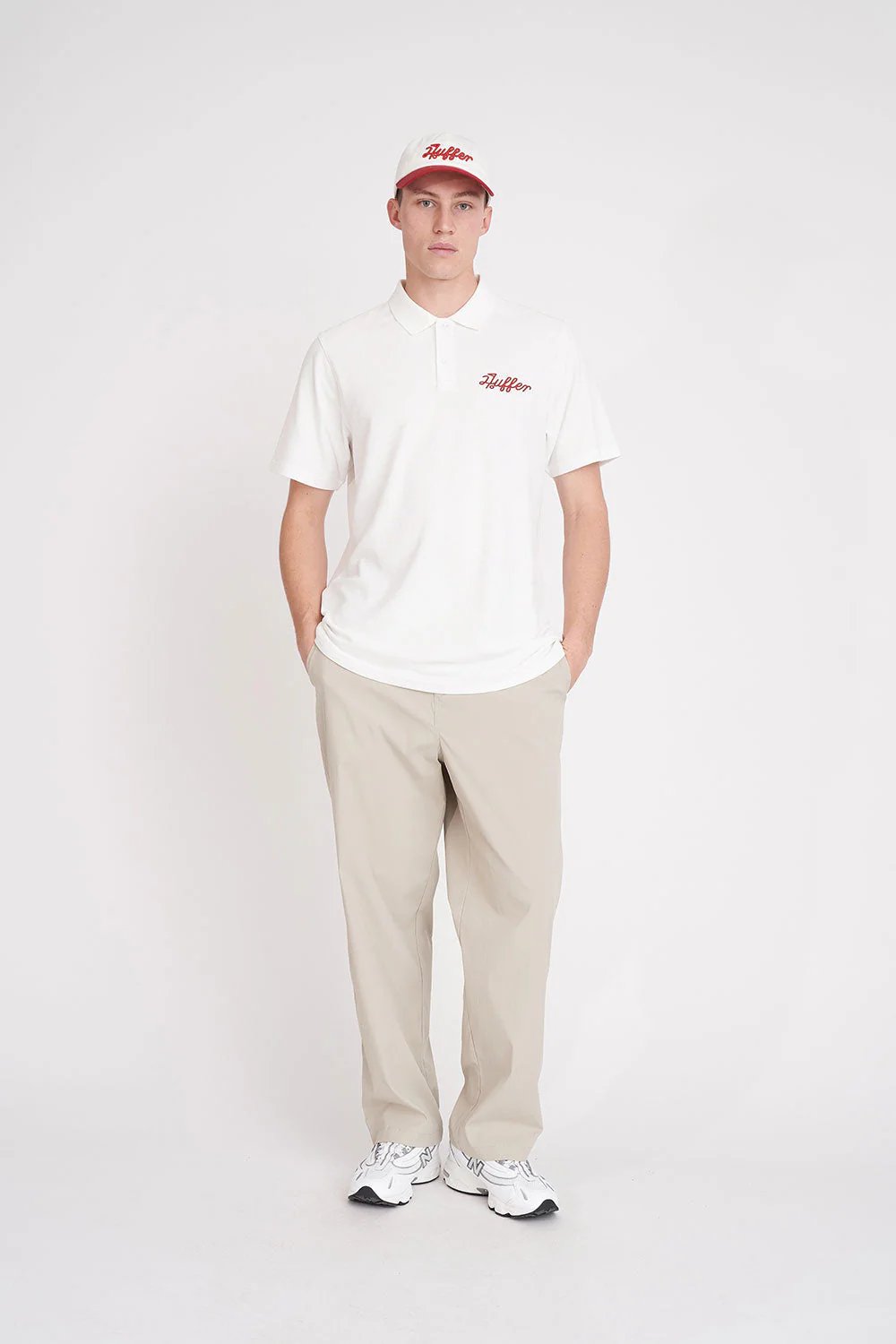 MENS CLASSIC SS POLO CHALK - Image 3