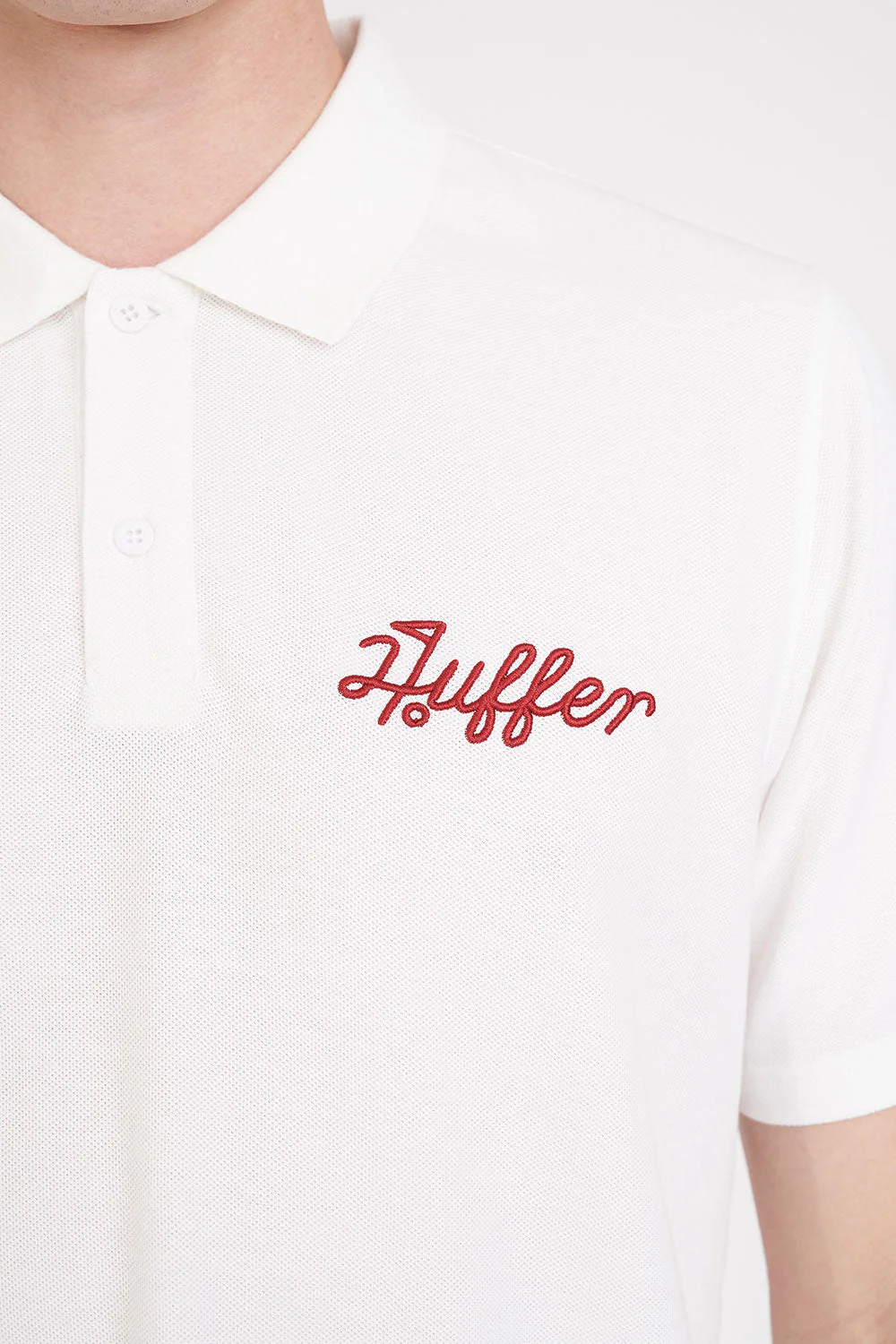 MENS CLASSIC SS POLO CHALK - Image 4
